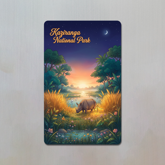 Kaziranga National Park Fridge Magnet
