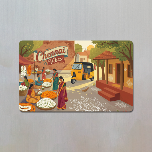 Chennai Vibes Fridge Magnet
