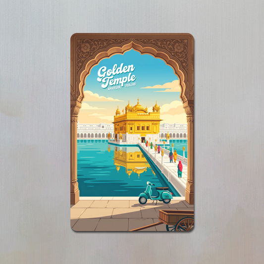 Golden Temple Fridge Magnet