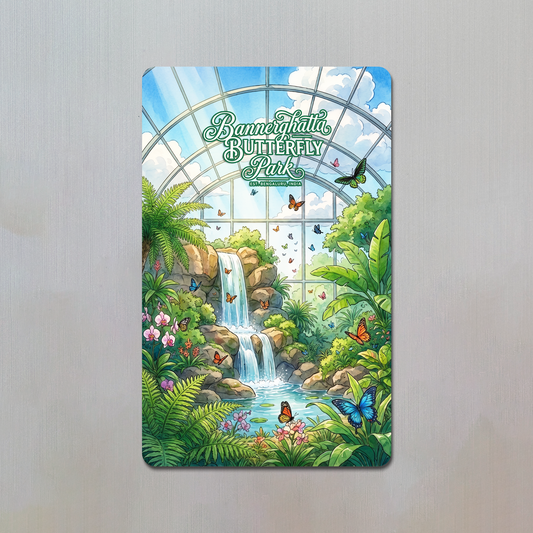 Bannerghatta Butterfly Park Fridge Magnet