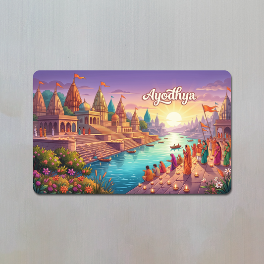 Ayodhya Fridge Magnet