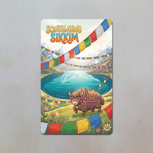Scintillating Sikkim Fridge Magnet