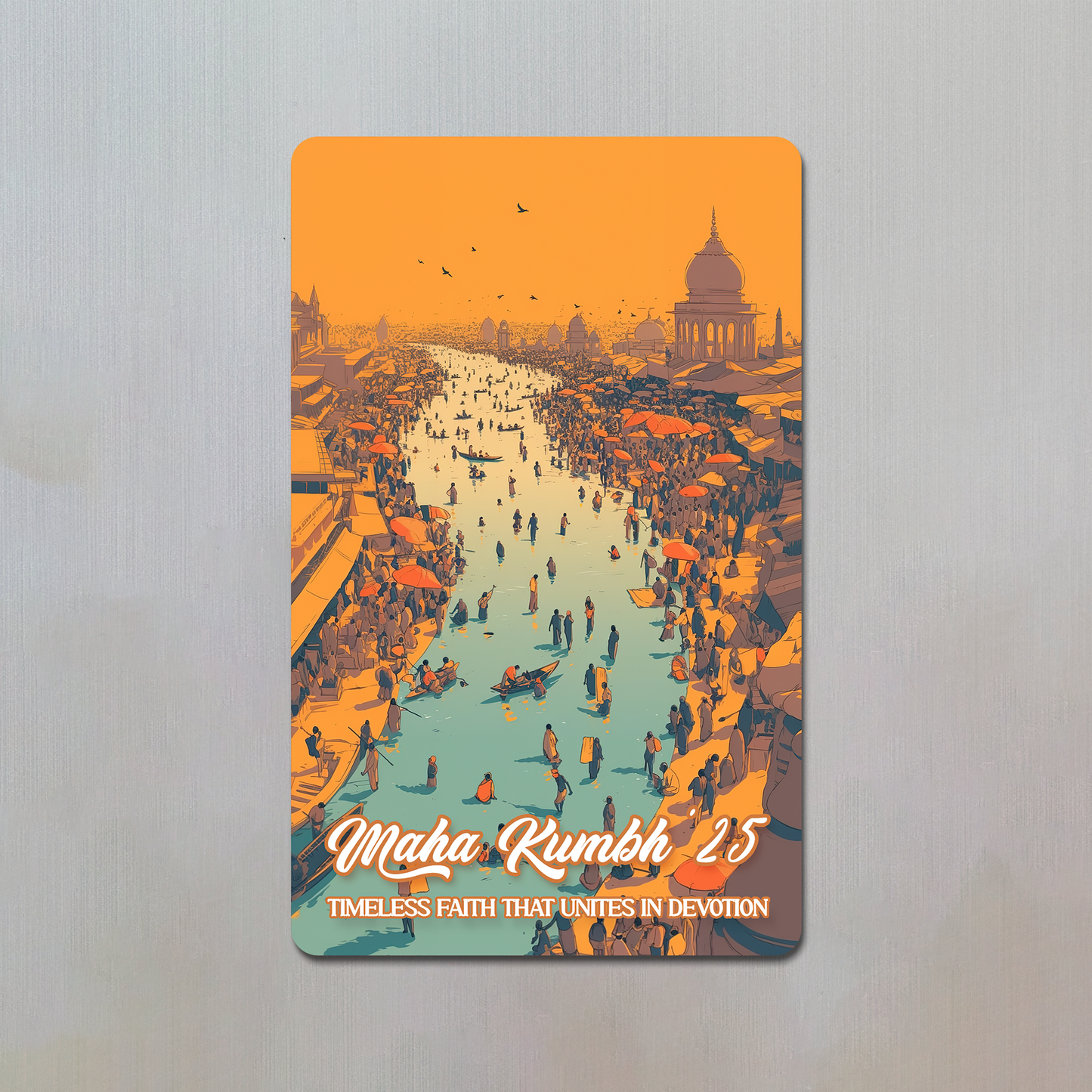 Maha Kumbh Fridge Magnet