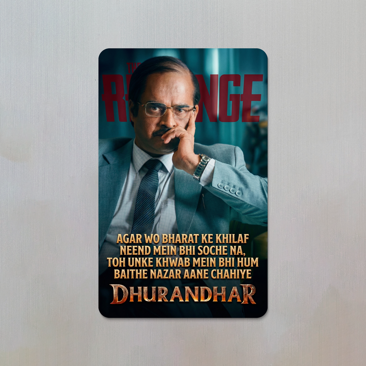 Dhurandhar Movie Fridge Magnet