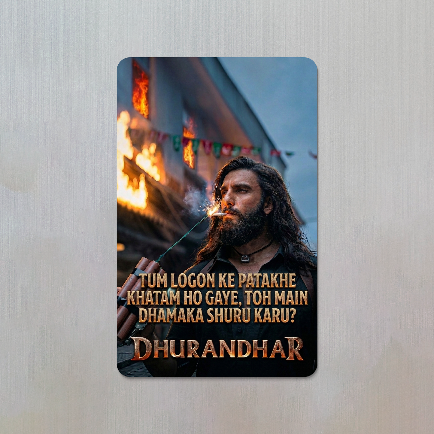 Dhurandhar Movie Fridge Magnet