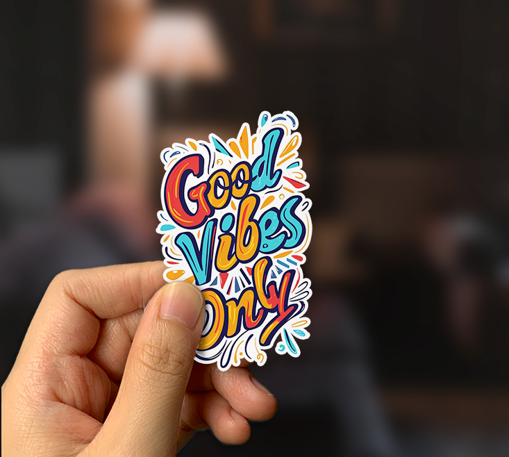 Good Vibes Only Sticker