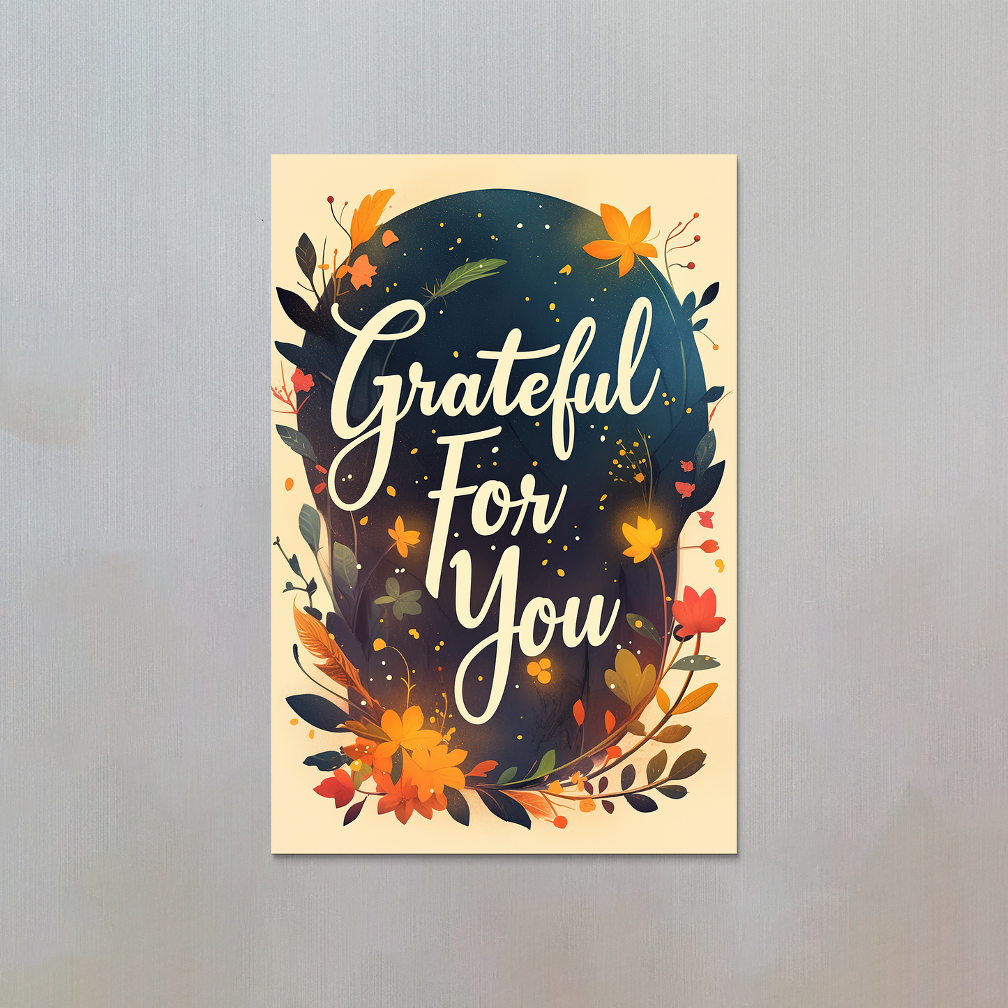 Grateful For You Fridge Magnet