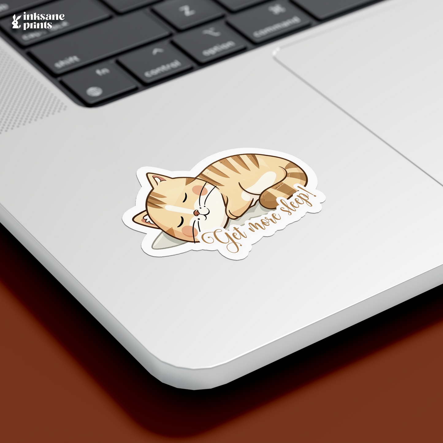 Get More Sleep! Cat Sticker