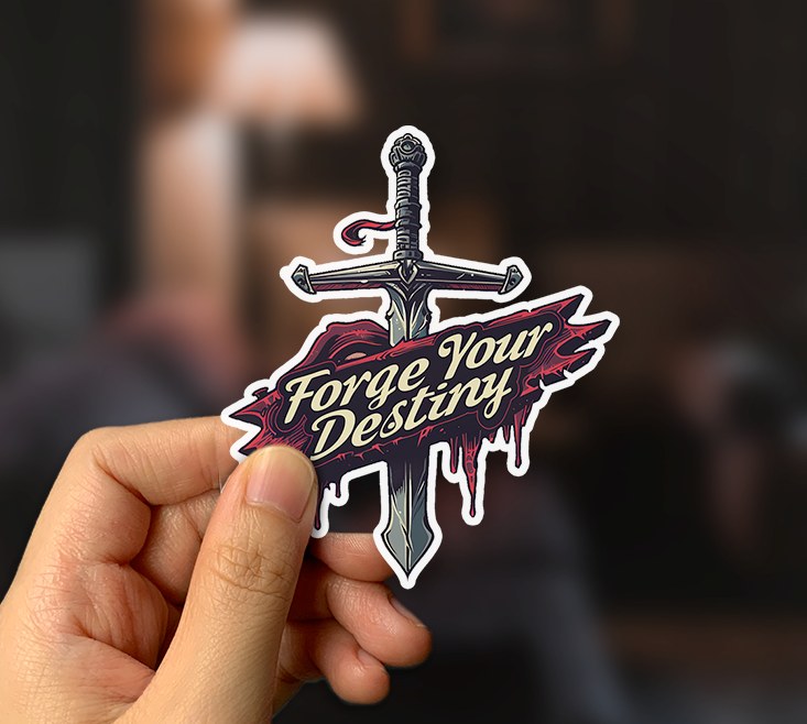 Forge Your Destiny Sticker