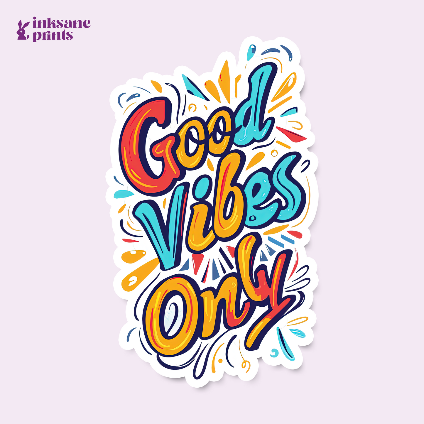 Good Vibes Only Sticker