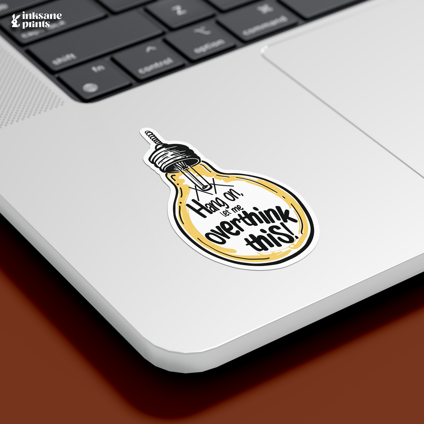 Hang on, let me overthink this! Sticker