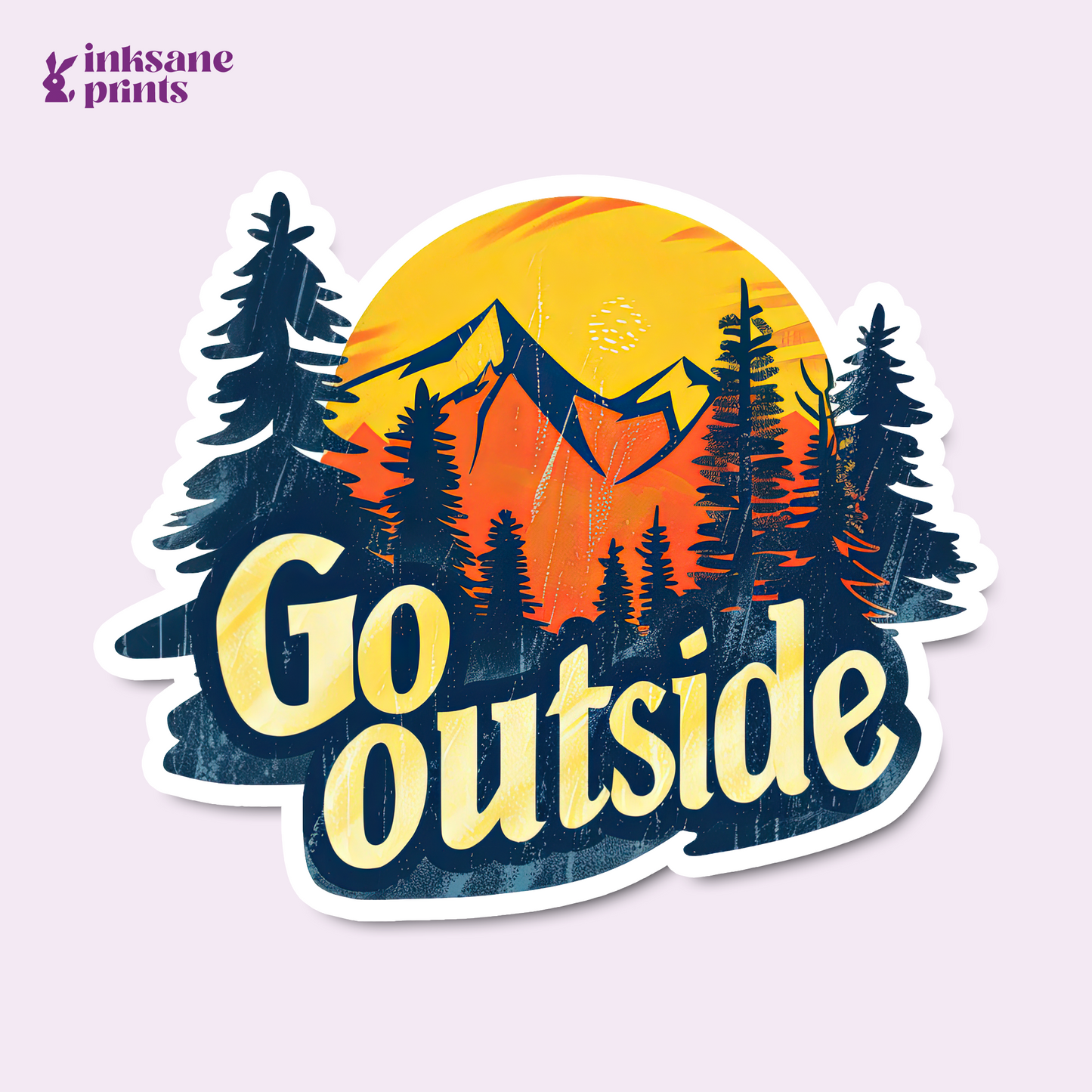 Go Outside Sticker