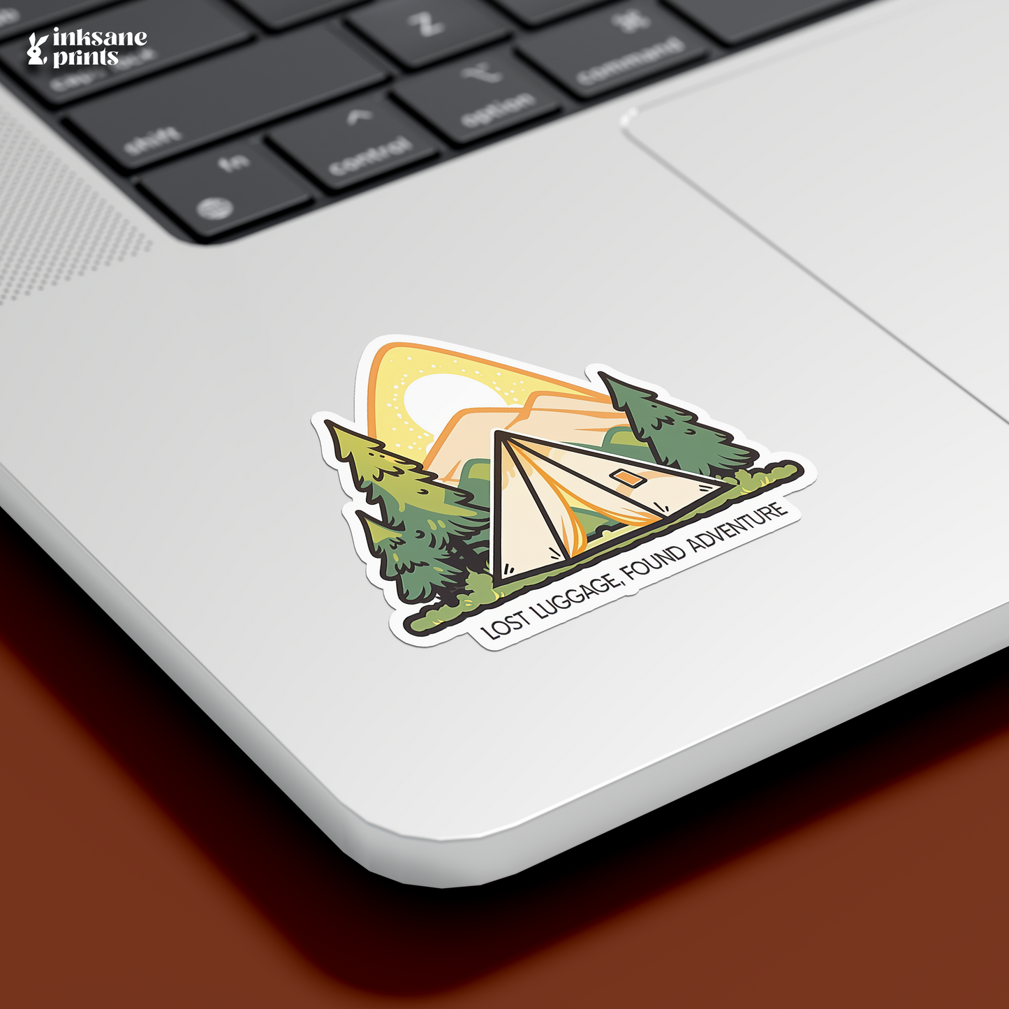 Lost Luggage, Found Adventure Sticker