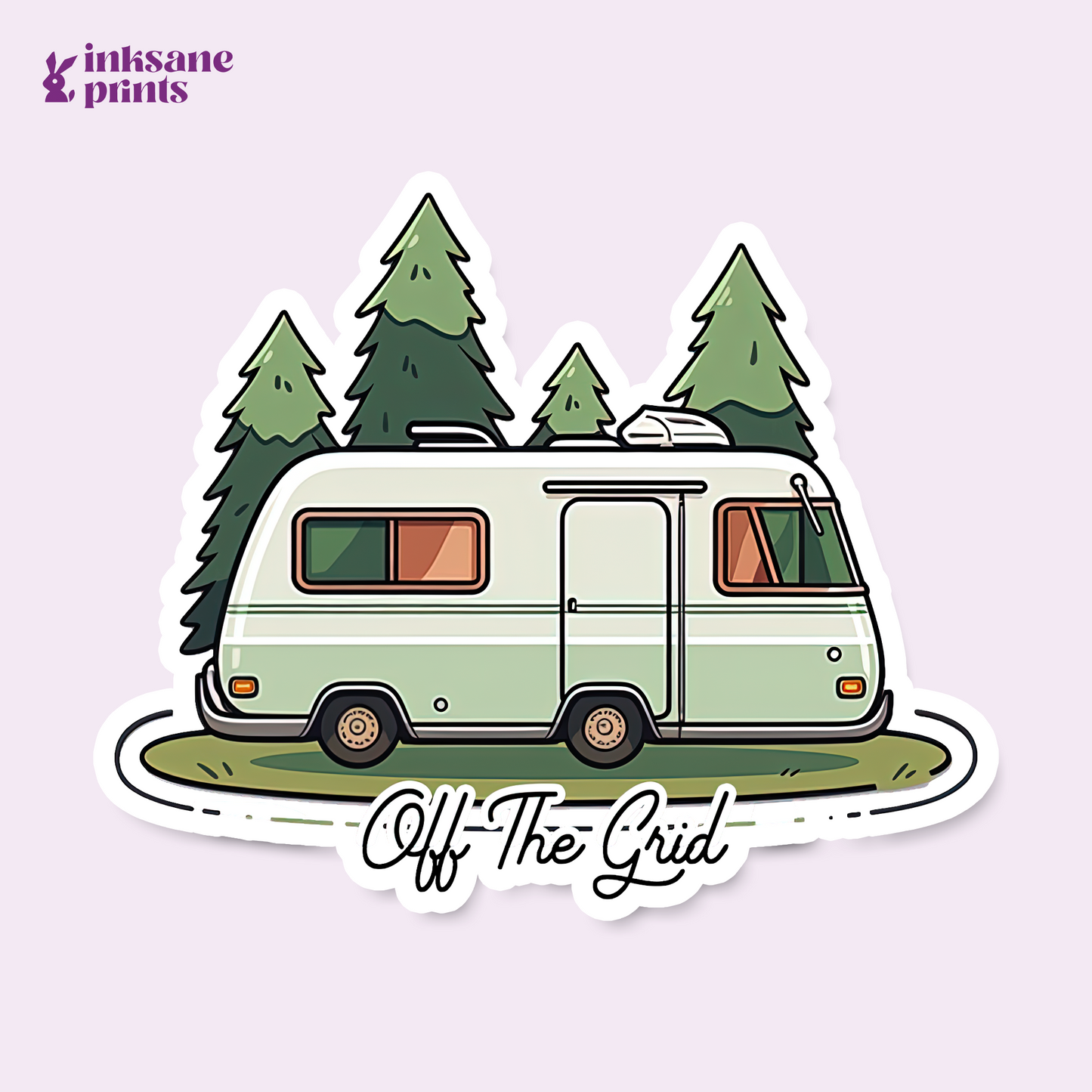Off The Grid Sticker