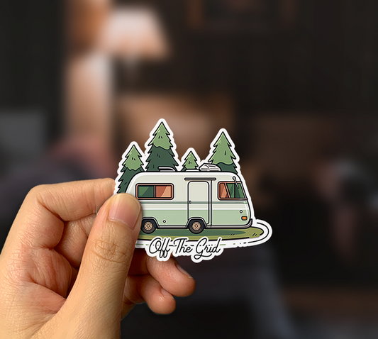 Off The Grid Sticker