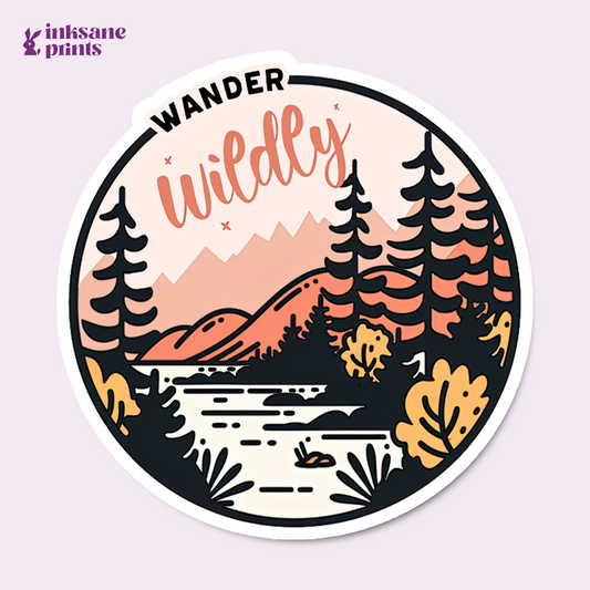 Wander Wildly Sticker