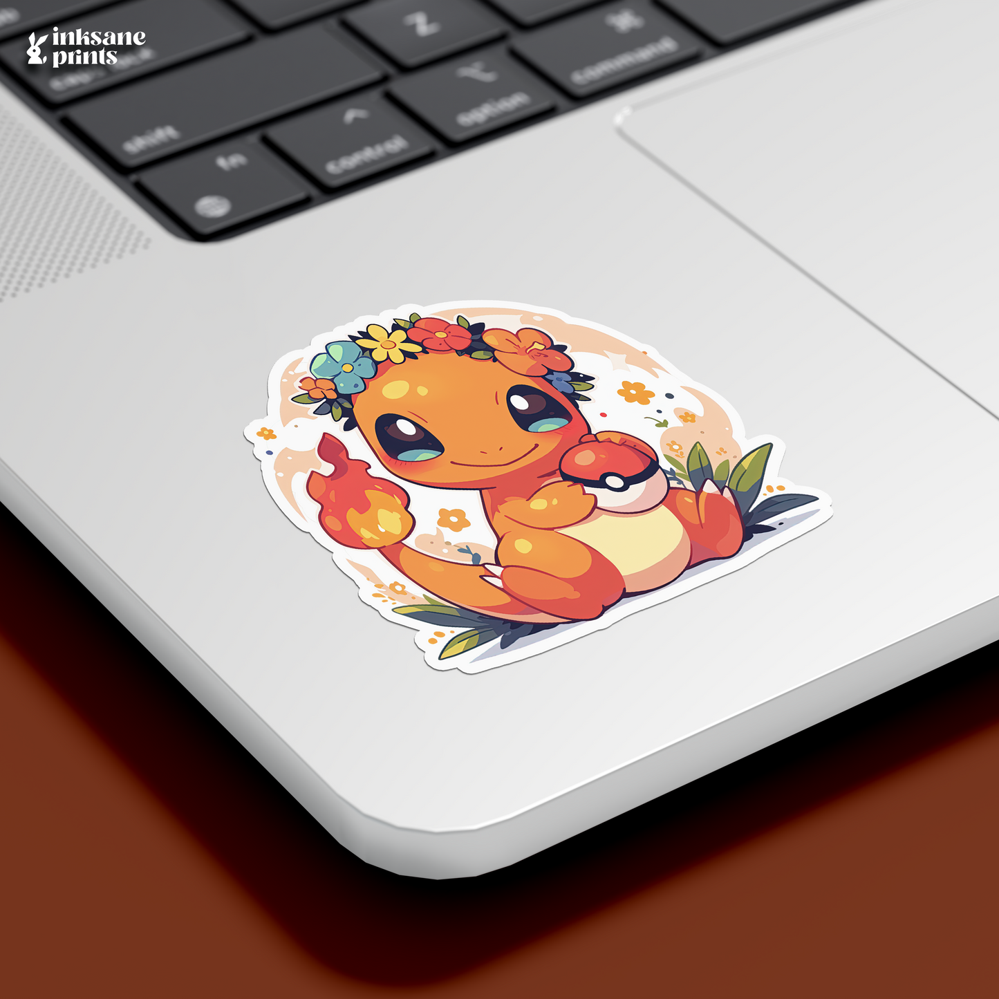 Charmander Holding a Poké Ball Sticker