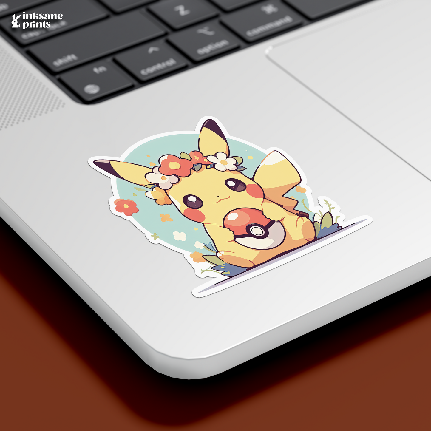 Pikachu Holding a Poké Ball Sticker