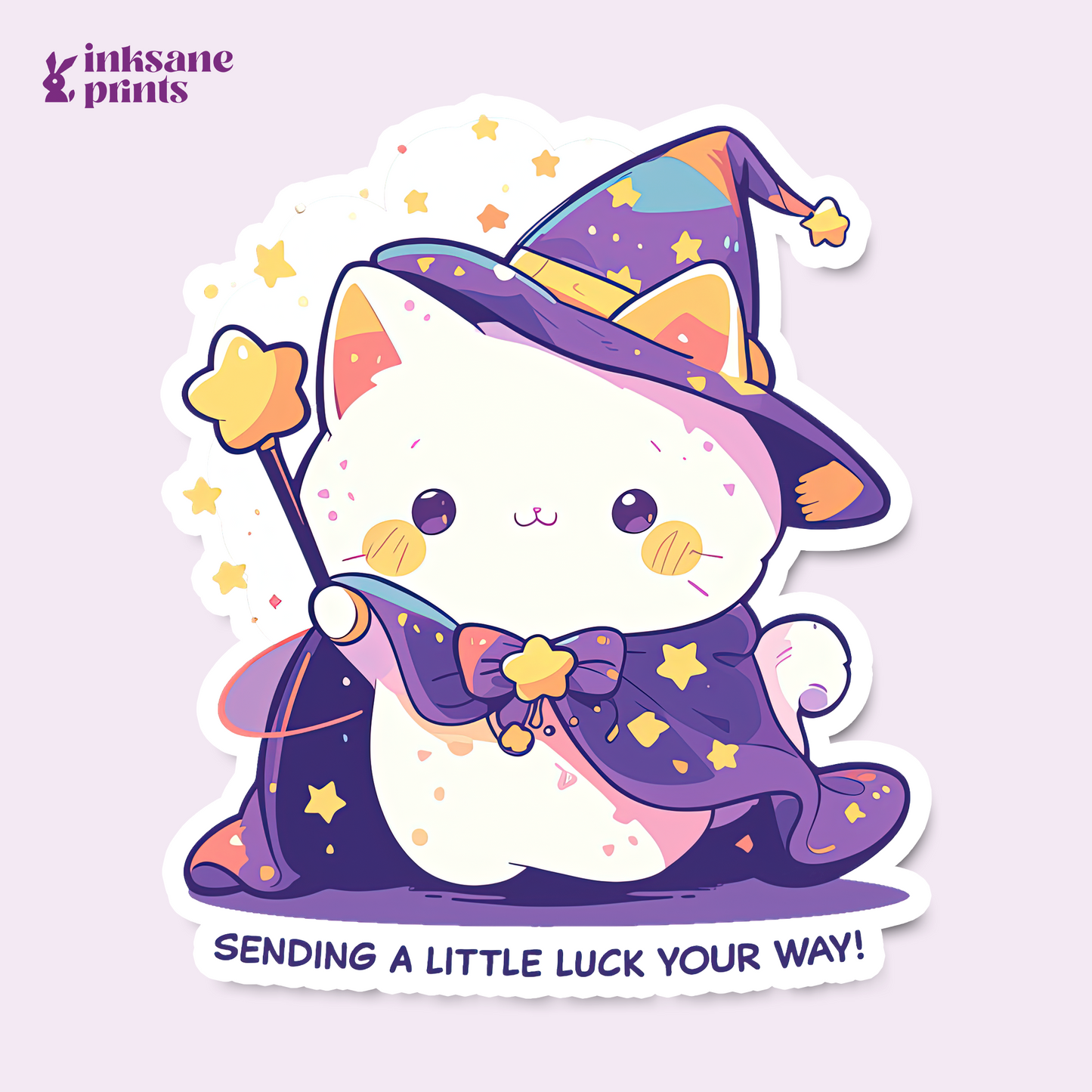 Sending A Little Luck Your Way Sticker