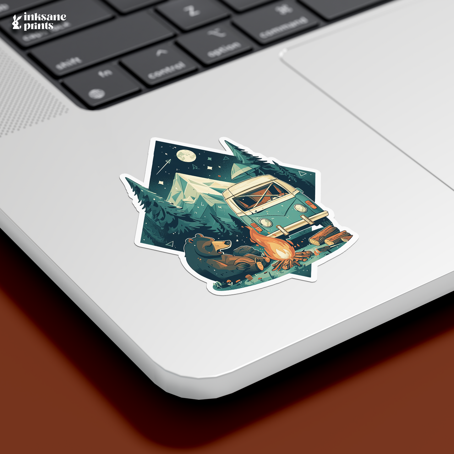 Bearly Awake In Nature Sticker