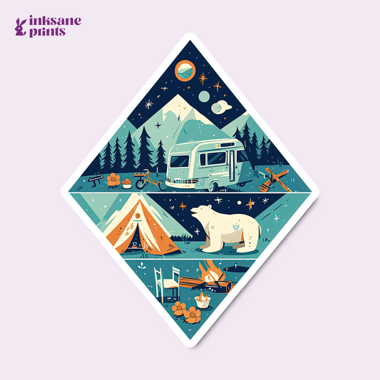 Campground Yogi Sticker