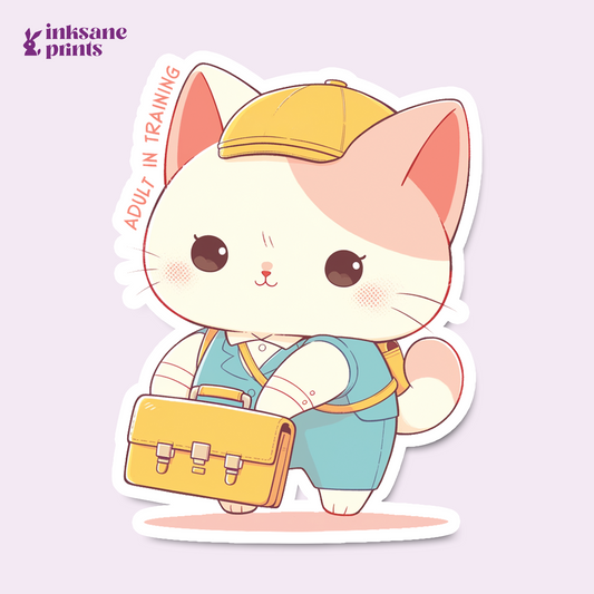 Adult in Training Sticker