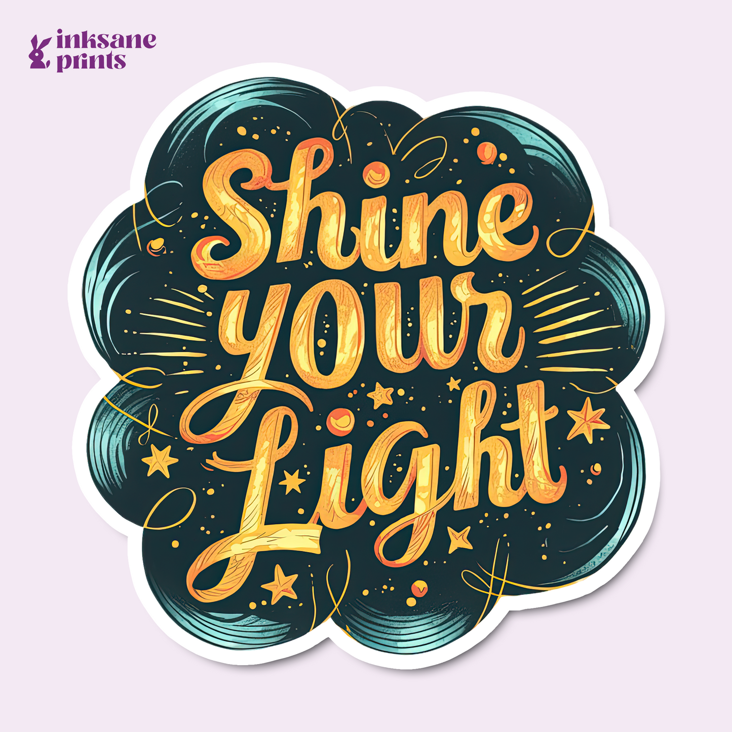 Shine Your Light Sticker