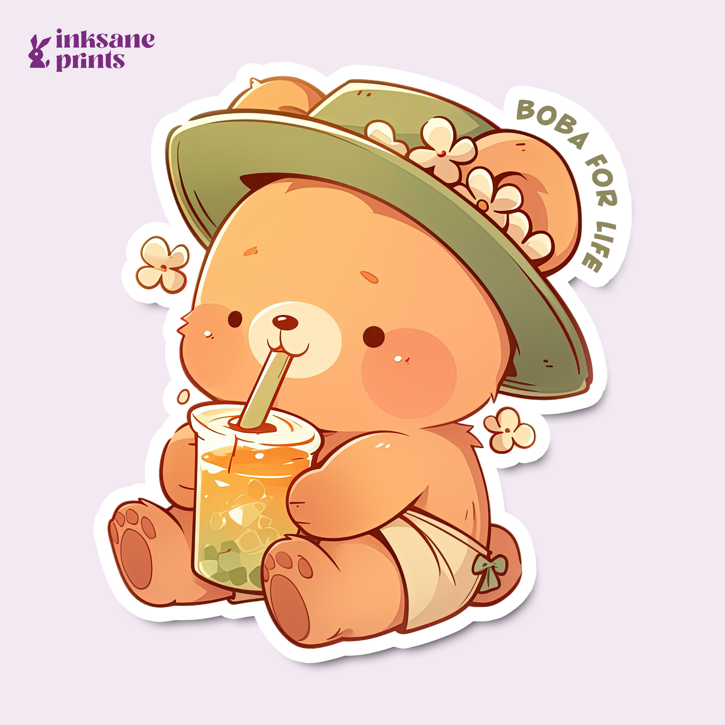 Boba For Life Sticker