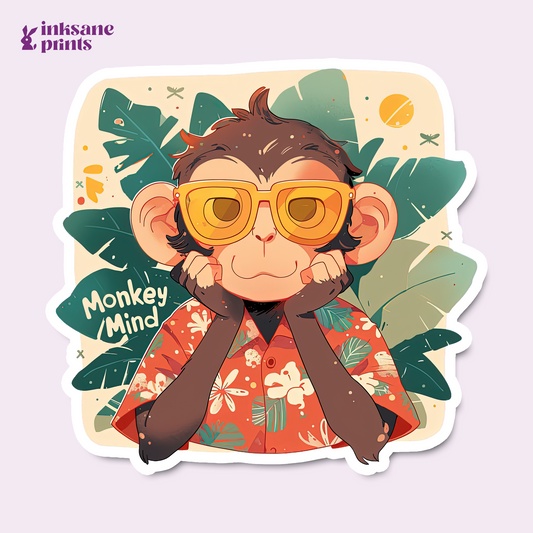Monkey Mind Sticker