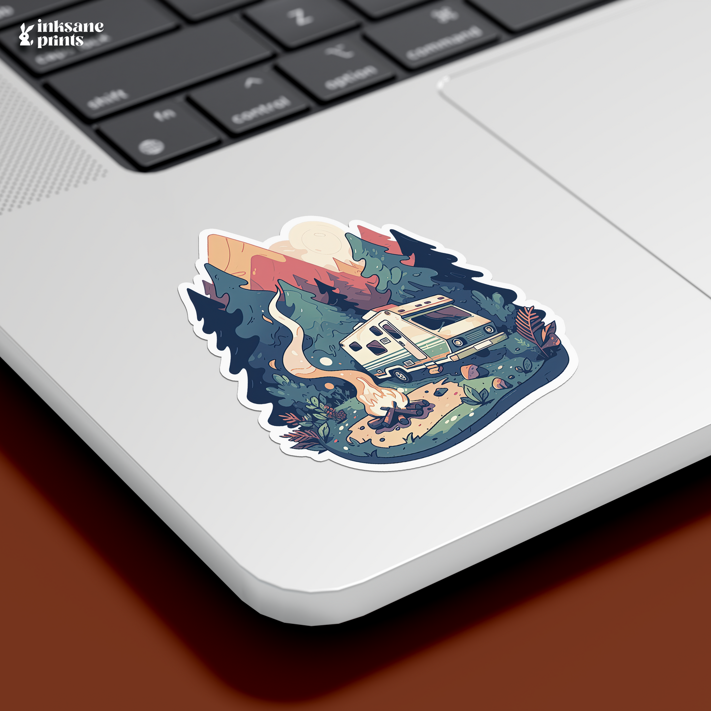 Camping RV Sticker