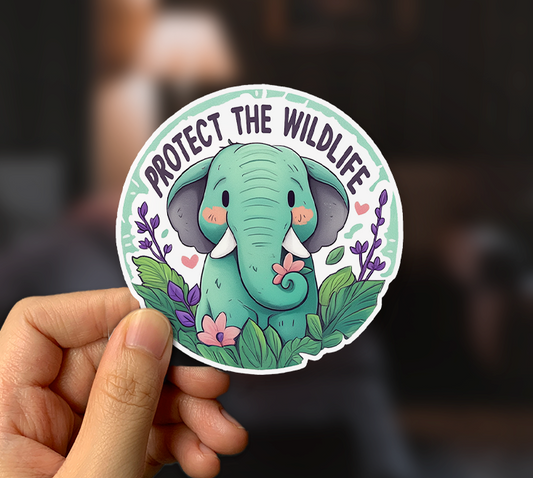 Protect The Wildlife Sticker