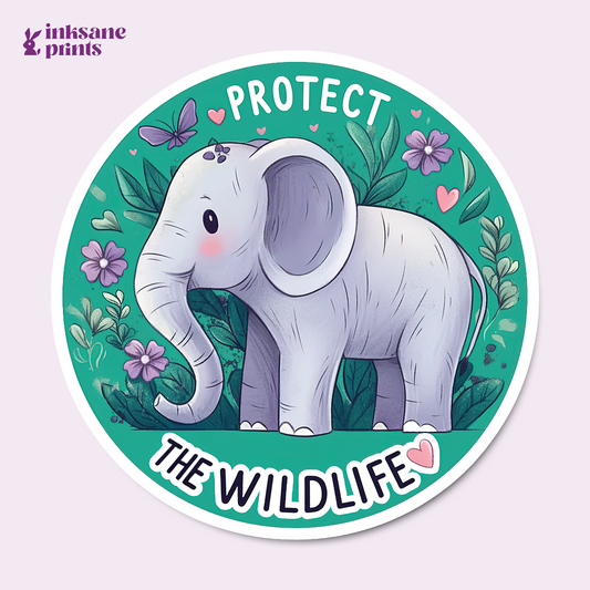 Protect The Wildlife Sticker