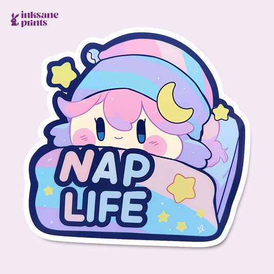 Nap Life Sticker