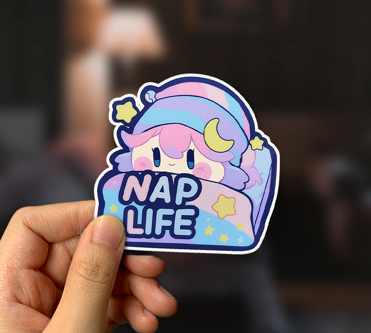 Nap Life Sticker – Inksane Prints