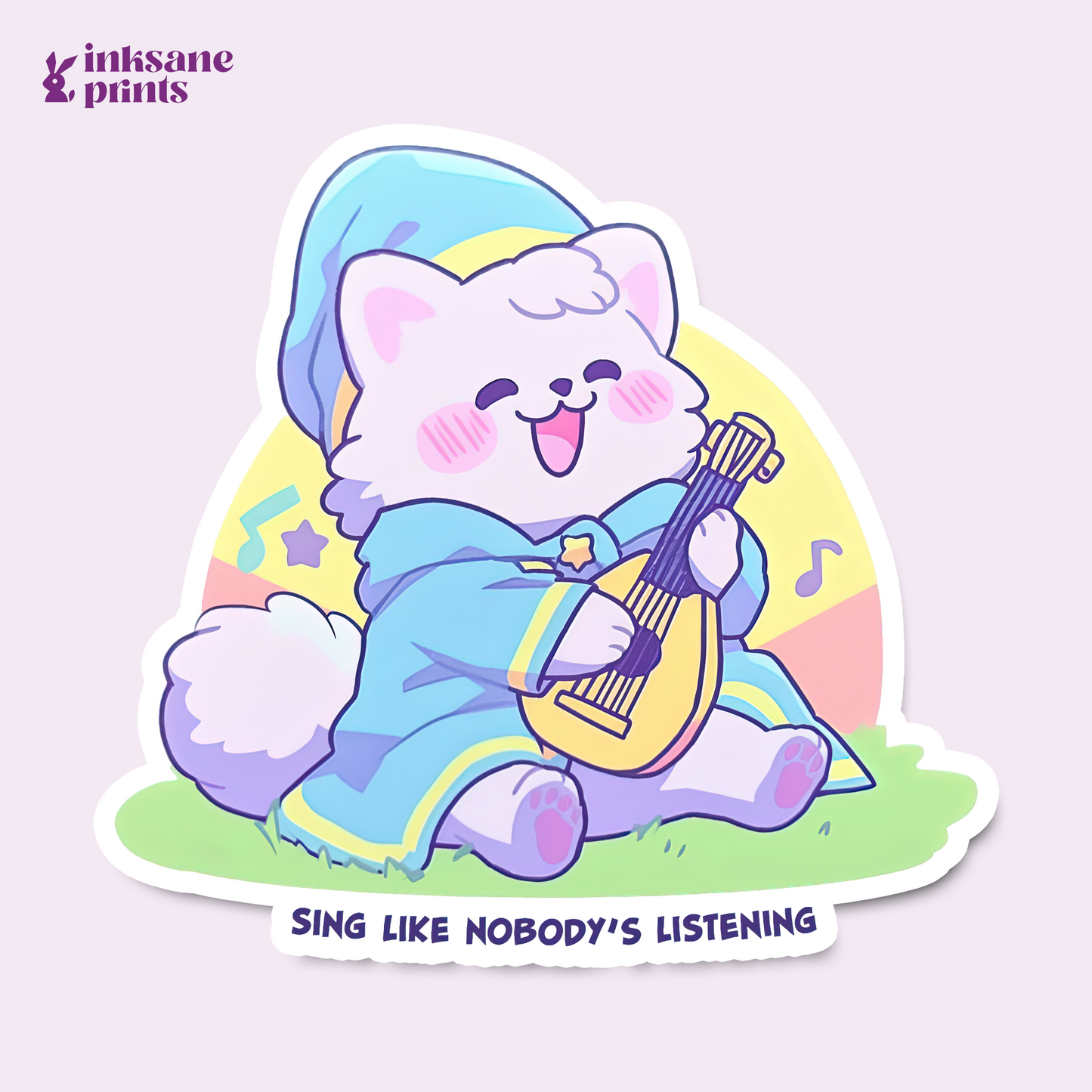 Sing Like Nobody is Listening Sticker