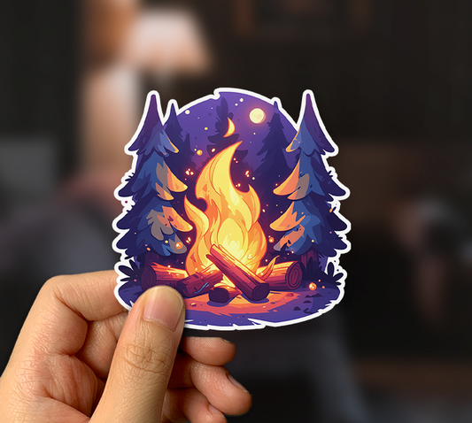 Campfire Sticker