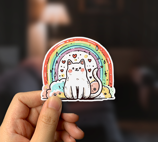 Rainbow Catto Sticker