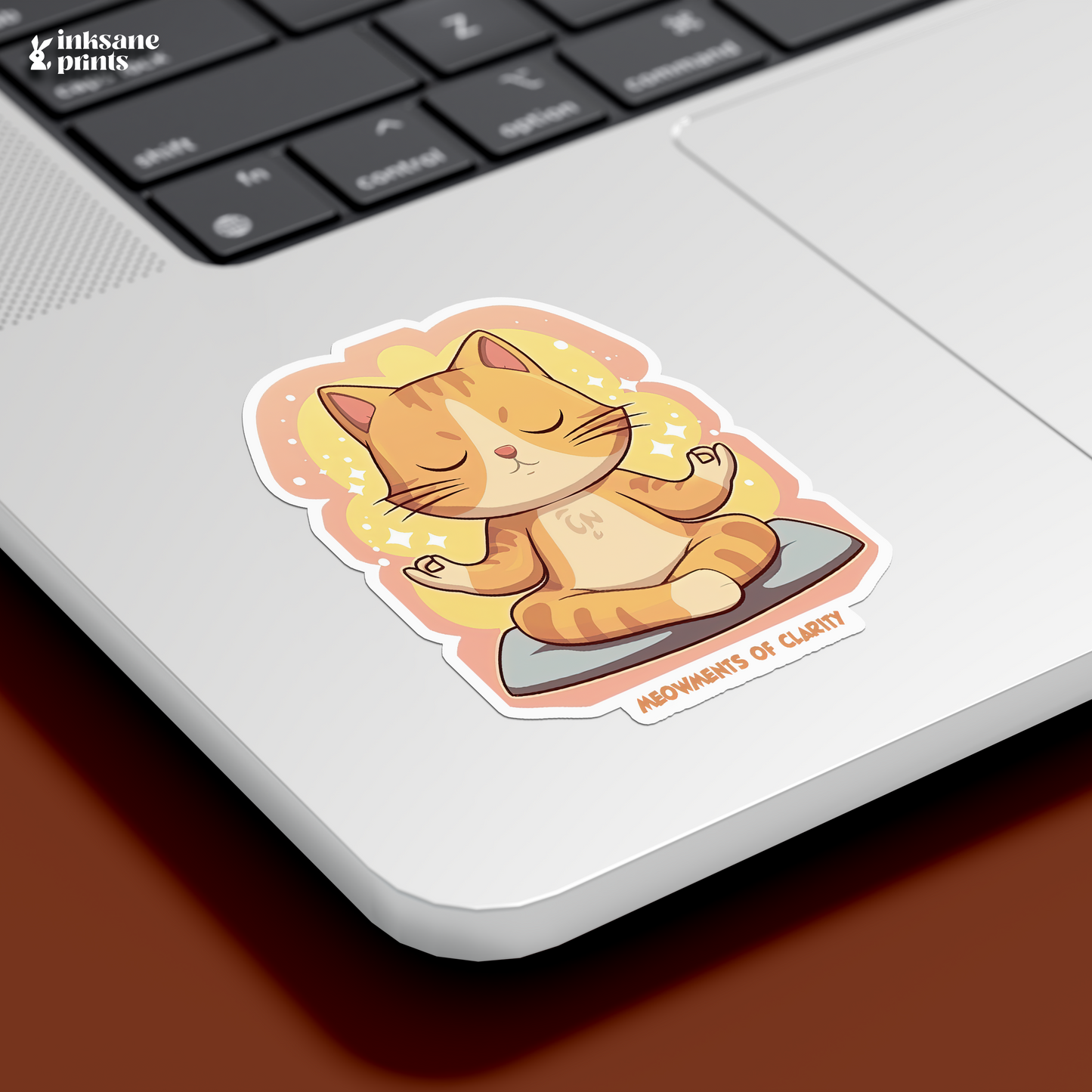 Meowments of Clarity Sticker