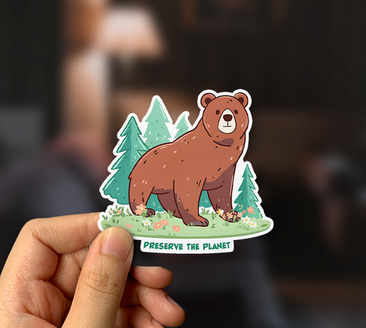 Preserve The Planet Sticker