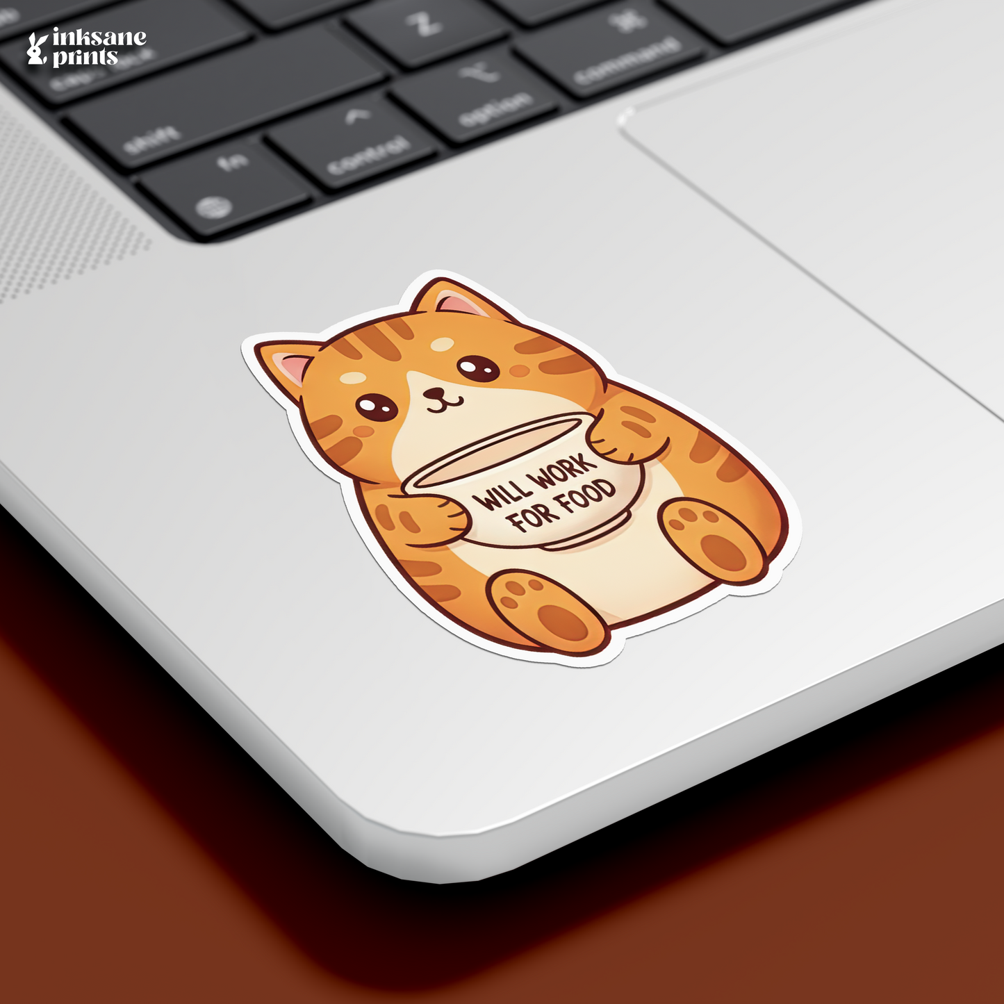 Will Work For Food Sticker