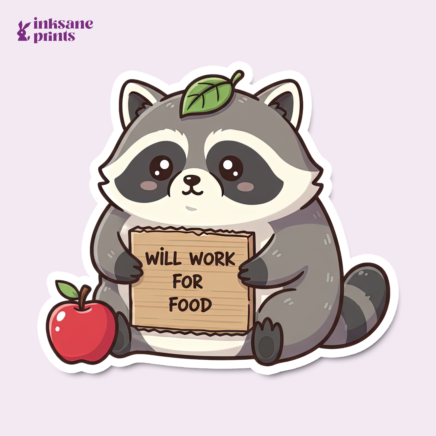 Will Work For Food Sticker