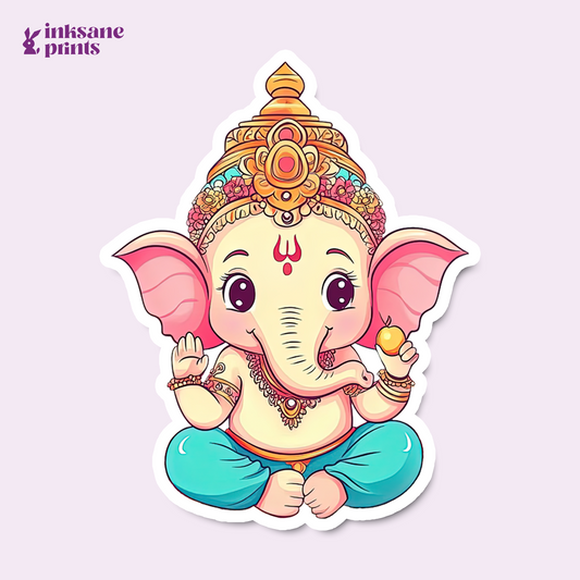 Baby Ganesha Sticker