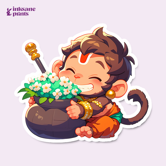 Baby Hanuman Sticker