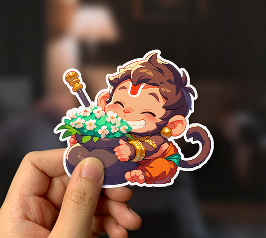 Baby Hanuman Sticker