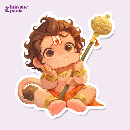 Baby Hanuman Sticker