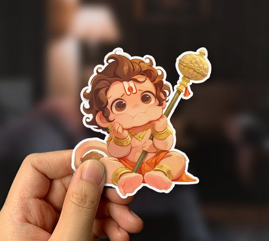 Baby Hanuman Sticker