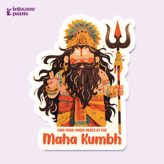 Maha Kumbh Sadhu Sticker