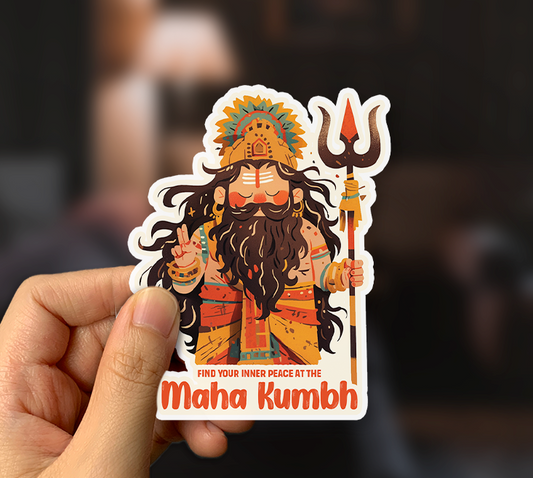 Maha Kumbh Sadhu Sticker