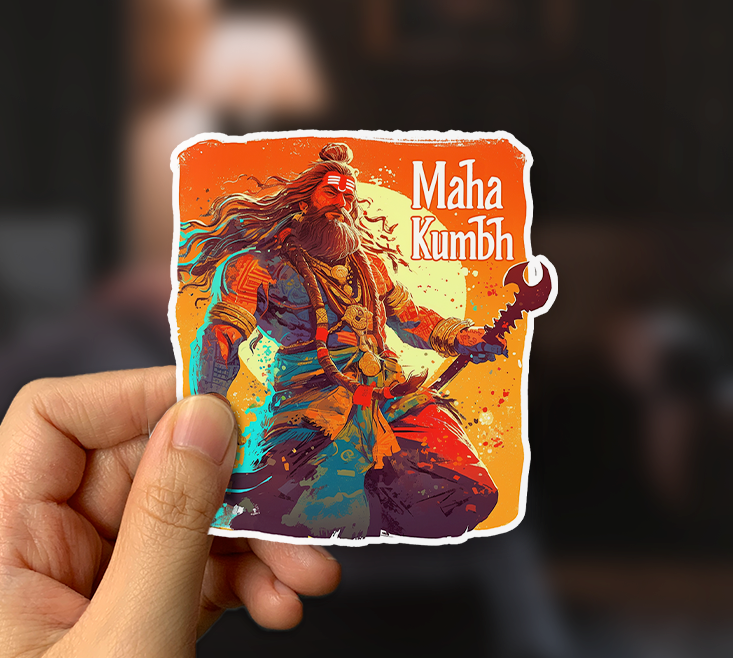 Maha Kumbh Sadhu Sticker