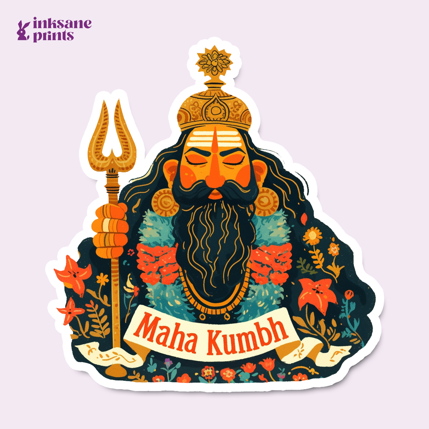 Maha Kumbh Sadhu Sticker